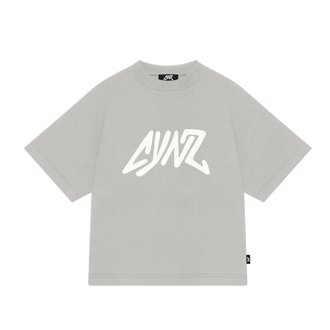 WHITE GREY T-SHIRT