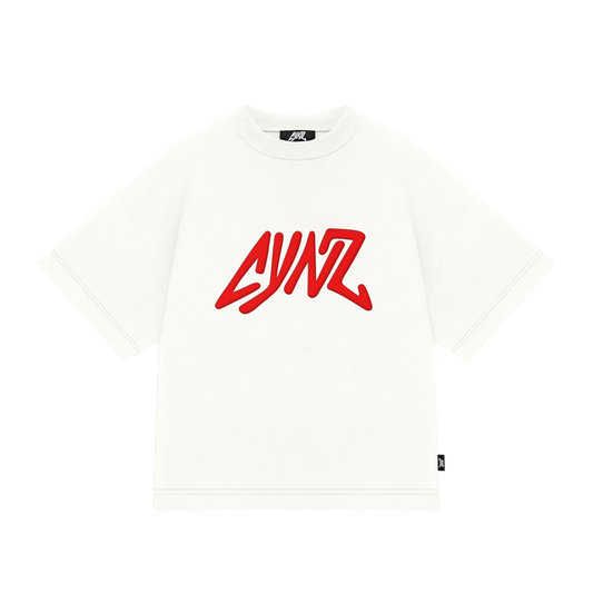 RED IN WHITE T-SHIRT